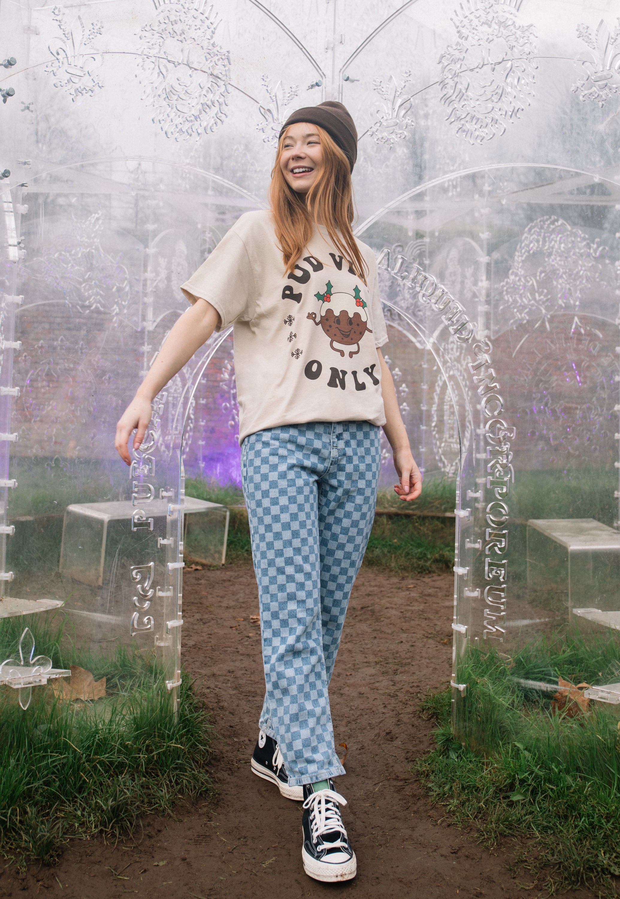 Pud Vibes Only Women's Christmas T-Shirt